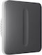 Solobutton Recessed Rotary Dimmer Switch Grey