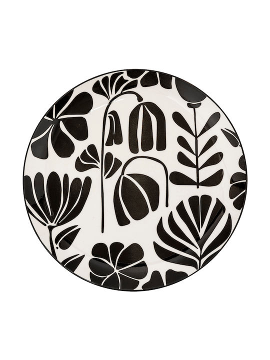 Plate Shallow made of Porcelain Green with Diameter 27cm