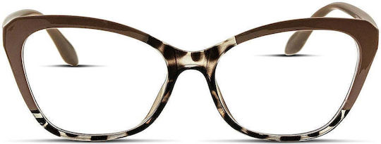 Blue Light Computer Glasses Felicia Pink Tortoise