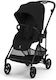 Cybex Melio Ρυθμιζόμενο Καρότσι Μωρού Kατάλληλο για Nεογέννητο Magic Black 5.9kg