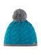 Kinder Mütze Gestrickt Blau