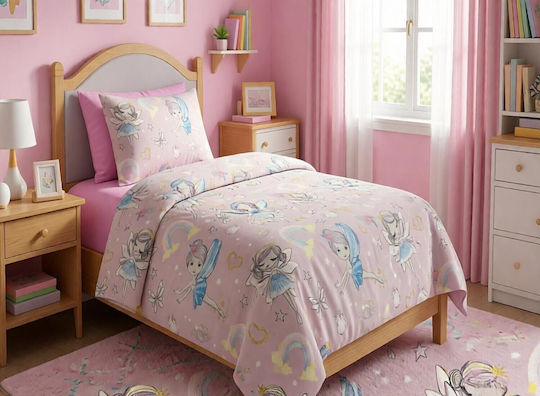 MayHome Kids Cotton Pillowcase 50x70cm Pink