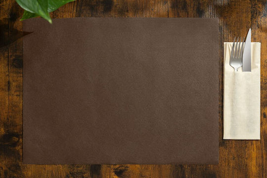 PaperQ Platz Matten Braun 30x40cm. 400Stück