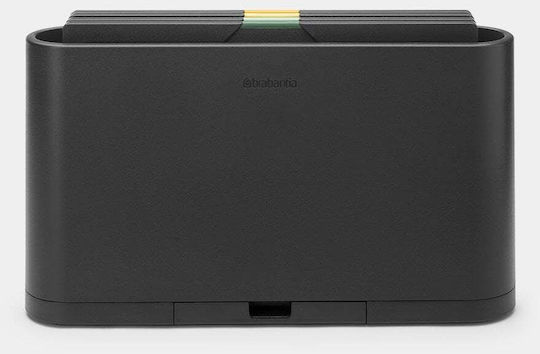 Brabantia Rectangular Plastic Chopping Board Set Gray 21x30cm 4pcs