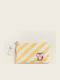 Beauty Home Wallet 9 X 16 Cm Diagonal Stripe Yellow