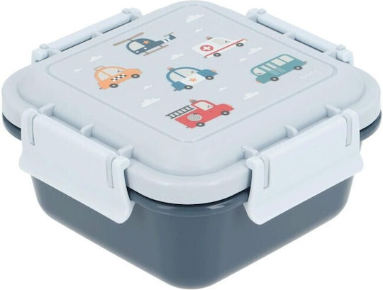 Tutete Πλαστικό Παιδικό Δοχείο Φαγητού Disney Cars Γαλάζιο