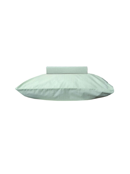 Viopros Baby Sheets Set Cradle Cotton Green 80x100cm 2pcs