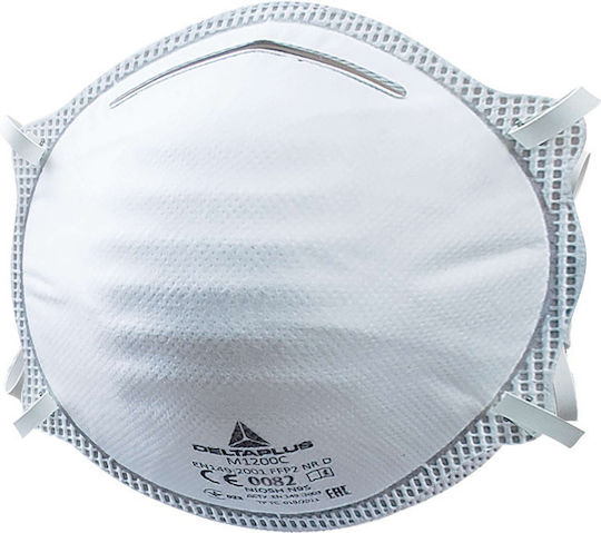 Delta Plus Mască de protecție FFP2 Alb M1200-WHITE 1buc