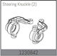 Absima Steering Knuckles L R 1230842 Absima
