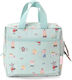 Tutete School Insulated Hand Lunch Bag Light Blue 18.5 x 9 x 24cm