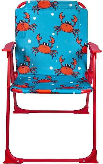 Klappbar Kinder Stuhl Strand Blau 38x25x52cm.