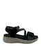 Flache Sandalen für Damen in Schwarz Farbe