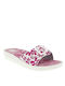 Women's Flat Sandals in Fuchsia Color