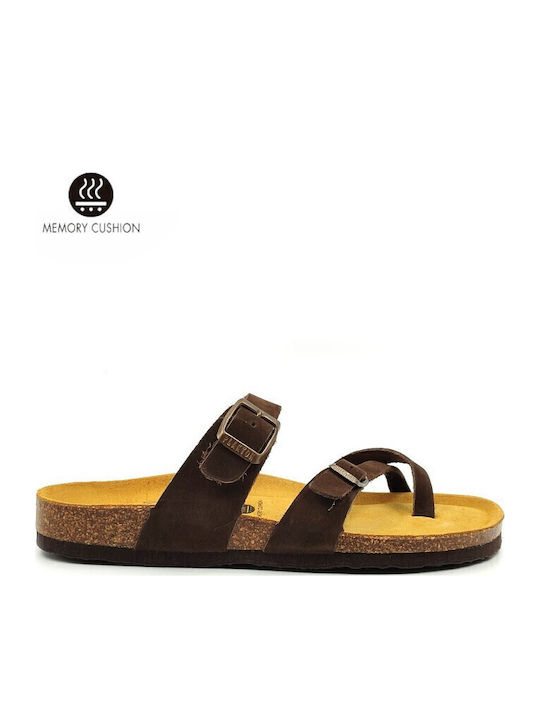 Plakton Leather Women's Flat Sandals Anatomic M...