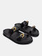 Women's Flat Sandals Flatforms in Black Color