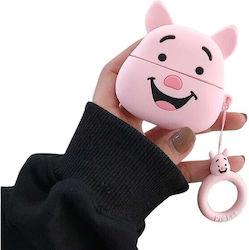 Suport cu cârlig în culoarea Roz pentru Apple AirPods 1 / AirPods 2