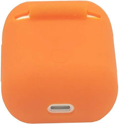 Suport cu cârlig în culoarea Portocaliu pentru Apple AirPods 1 / AirPods 2