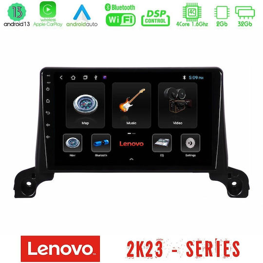 Lenovo Ηχοσύστημα Αυτοκινήτου για Peugeot 3008 / 5008 2017-2023 (Bluetooth/USB/WiFi/GPS/Apple-Carplay/Android-Auto) με Οθόνη Αφής 9"