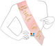 Ribbon Pink & Gold Bride To Be 168 X 10 Cm