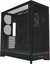 Montech HS01 Midi Tower Κουτί Υπολογιστή Μαύρο