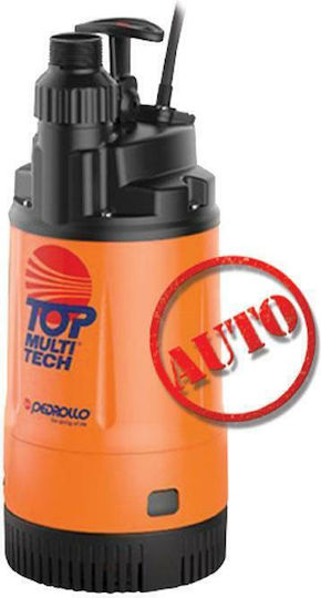 Pedrollo Top Multi-Tech Μονοφασική Αντλία Πηγαδιού 0.75hp με Φλοτέρ 48TPMA070A1U