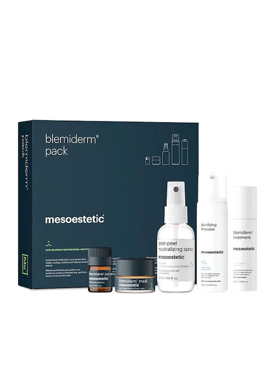 Mesoestetic Blemiderm Σετ Περιποίησης για Κατά της Ακμής 4τμχ