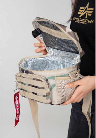 Alpha Industries Insulated Handbag Tactical 2.5 Liters Woodland Camo