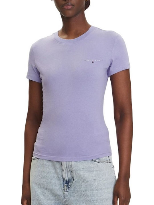 Tommy Hilfiger Tommy T-Shirt Μωβ