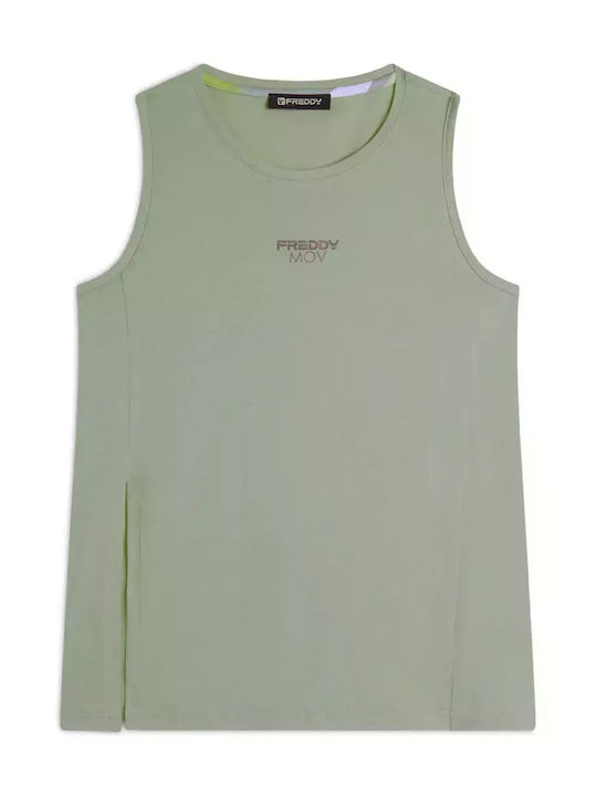 Freddy Women's Blouse Sleeveless Khaki