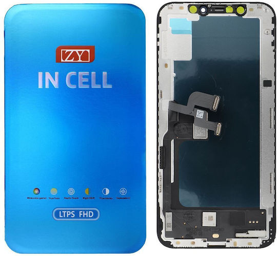 Οθόνη με Μηχανισμό Αφής για iPhone XS (Μαύρο)
