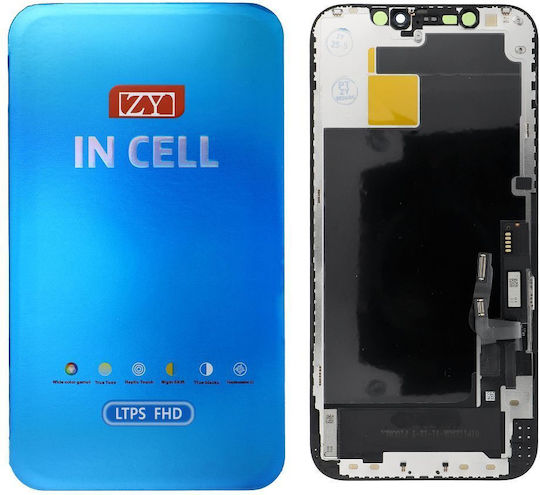O ecran cu Mecanism Tactil pentru iPhone 12, iPhone 12 Pro (Negru)