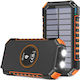 Baterie Externă Solară 26800mAh Încărcare Rapidă