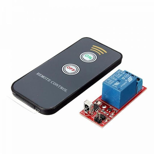 Placă Receptor Control Wireless IR Modul Acționare Releu 1 Canal Telecomandă 12V