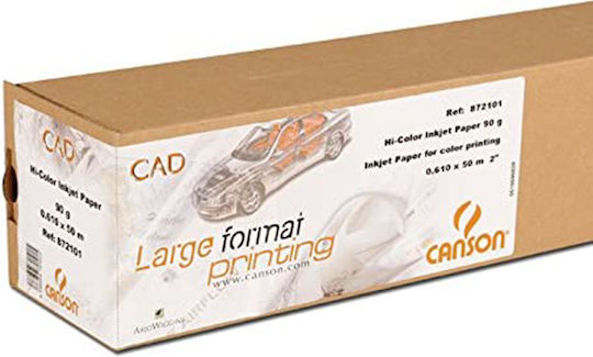 Canson Plotterpapierrolle 50m 90g/m²