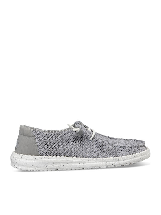 Hey Dude Wendy Women's Loafers in Gray Color