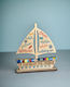 Lifelikes Wooden Decorative Knowledge Boat