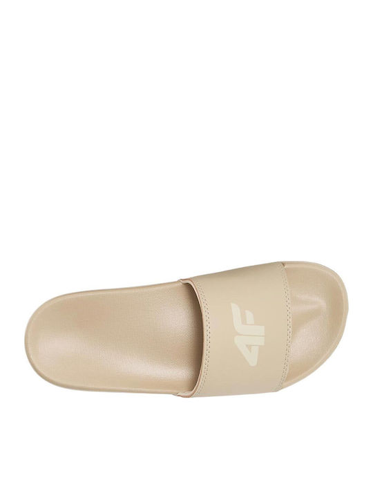 4F Women's Slides Beige