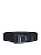 Unisex Ρυθμιζόμενη Herren Gürtel Schwarz