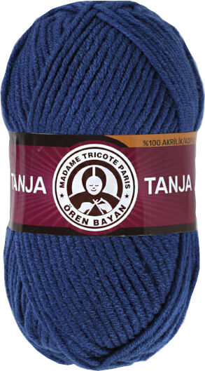 Madame Tricote Paris Tanja Acrylic Blue 120m 100gr