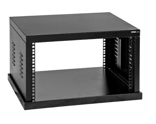 Master Audio Wall Mounted Rack Cabinet 6U 56x45x33cm Black 80010-201