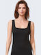 Women's Sleeveless T-Shirt Black