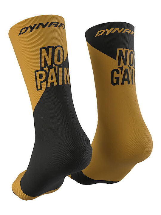 Dynafit No Pain No Gain Laufsocken Gelb 1 Paar