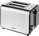 Amica Toaster 2 Slots 950W Inox
