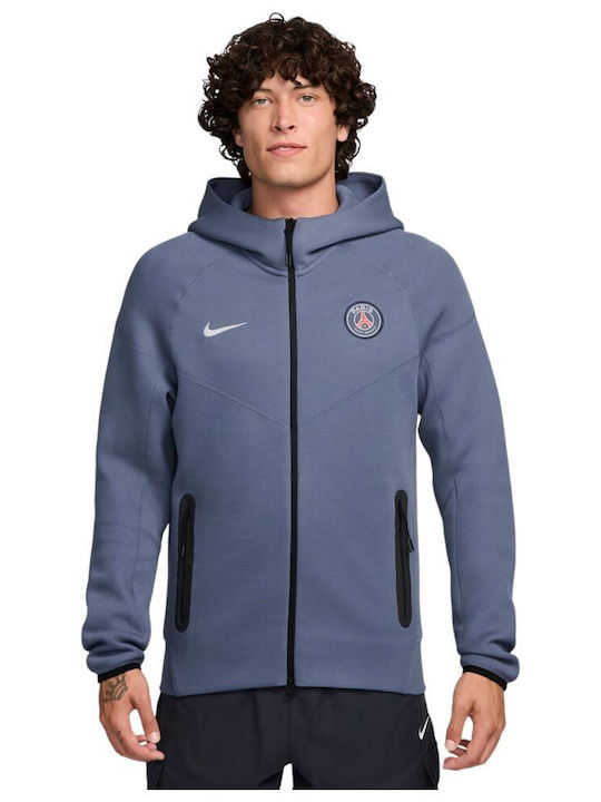 Nike Paris Saint-germain Tech Fleece Hanorac cu Glugă Albastru