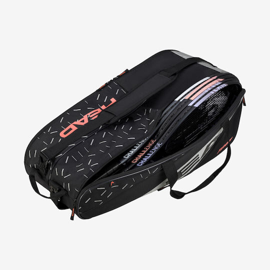 Head Tennis Tasche Schulter-/Handtasche Tennis 9 Schläger Schwarz