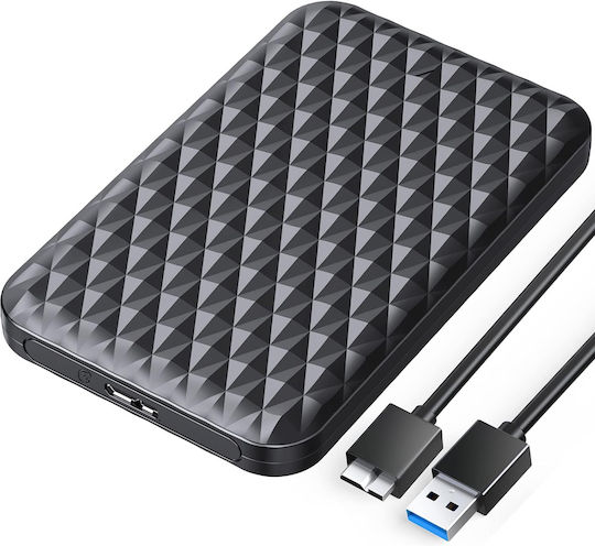 Orico Hard Drive Case 2.5" SATA III with connection SATA in Schwarz color