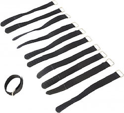Cobra Kabelbinder Kunststoff 500mmx50mm in Schwarz Farbe (10 Stück) (CCT-505)