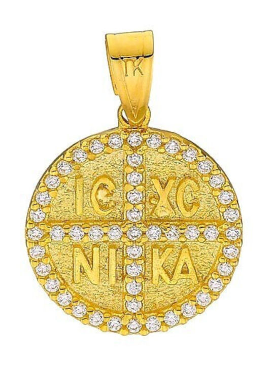 Atofio Kosmima Charm Фулактó от Жълто Злато 9 Карата Atofio Kosmima Charm Фулактó от Жълто Злато 9 Карата