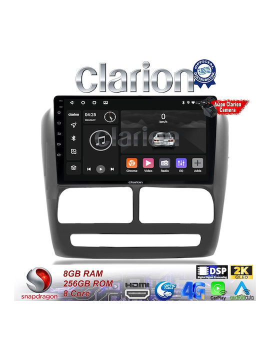 Clarion Auto-Audiosystem für Fiat Doblo 2010 > 2015 (Bluetooth/USB/WiFi/GPS/Apple-Carplay/Android-Auto)