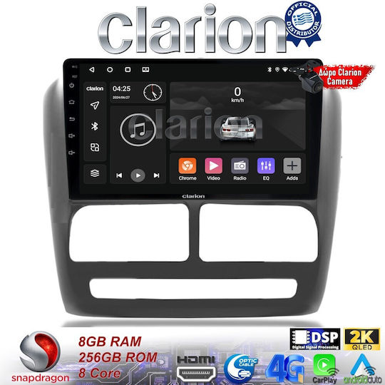 Clarion Car Audio System for Fiat Doblo 2010 > 2015 (Bluetooth/USB/WiFi/GPS/Apple-Carplay/Android-Auto)